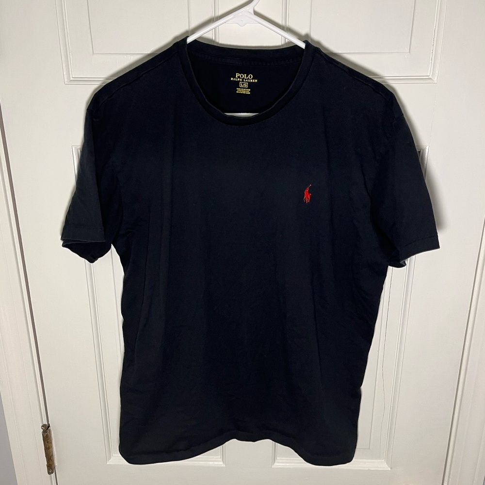 Polo Ralph Lauren T-Shirt Black Mens Large
